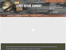 Tablet Screenshot of jamesriverarmory.com